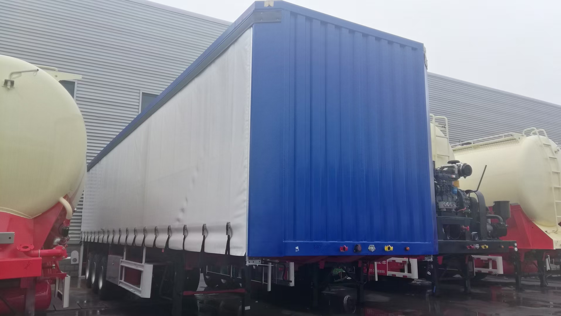 side curtain semi trailer