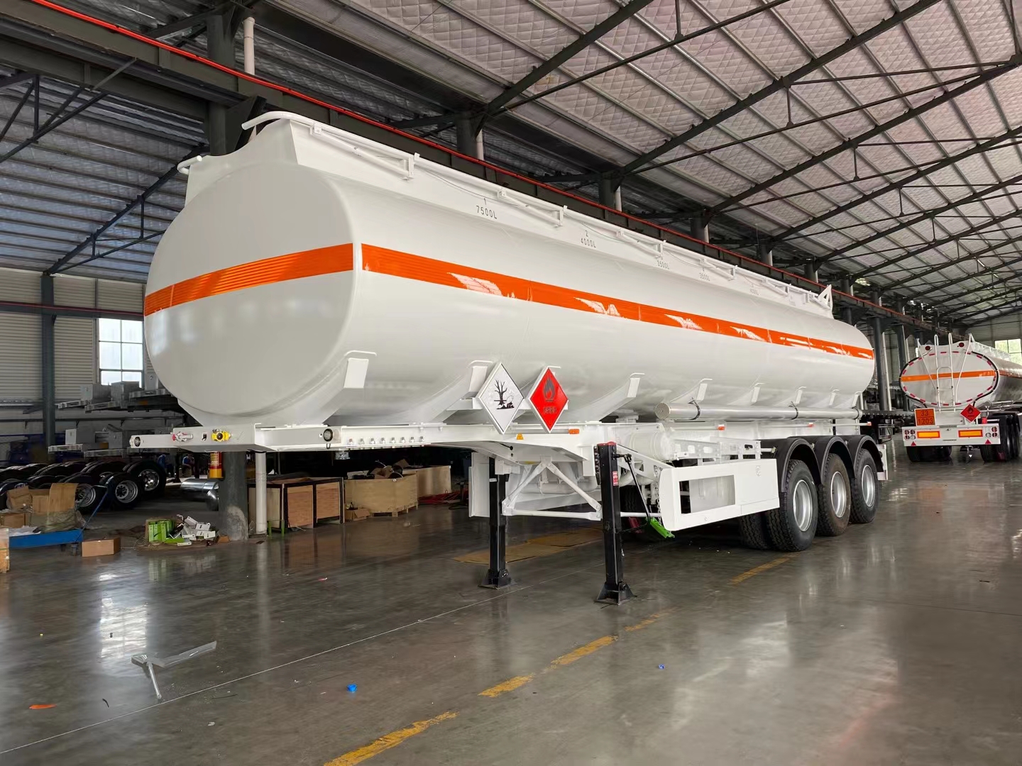 45000 Lts Fuel Tanker Trailer with 6 compartments