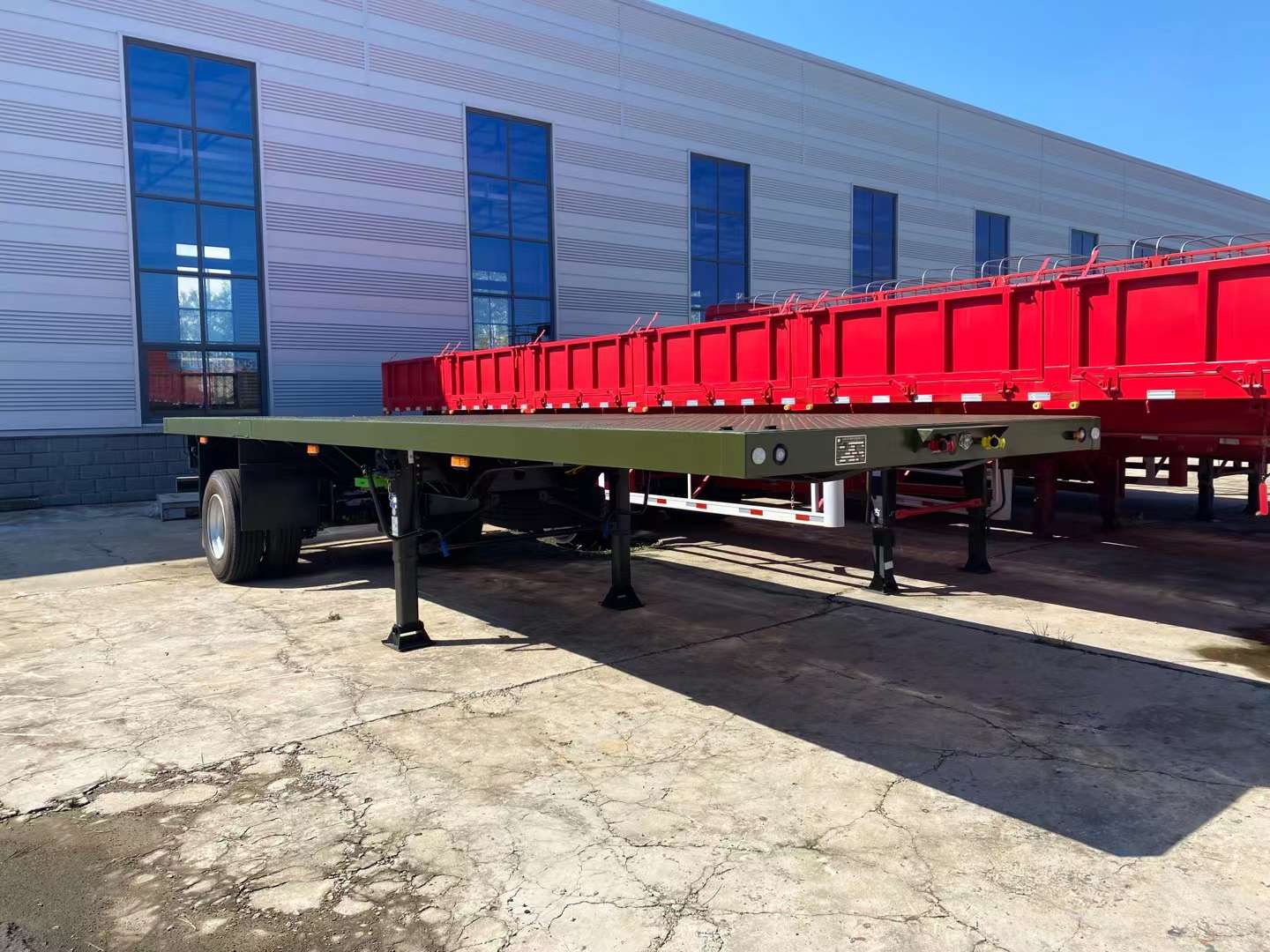 Single Axle Flatbed Trailer