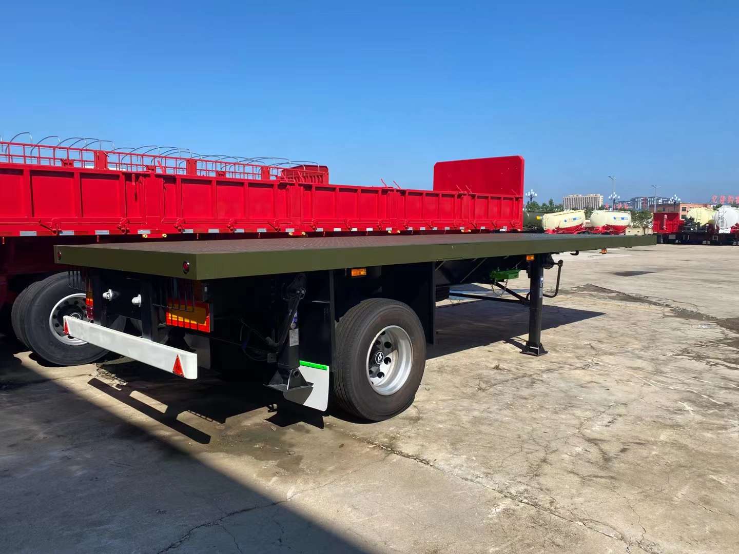 Single Axle Flatbed Trailer
