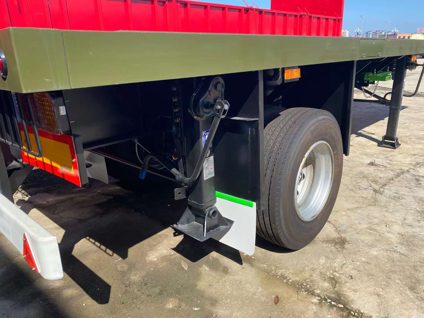 Single Axle Flatbed Trailer