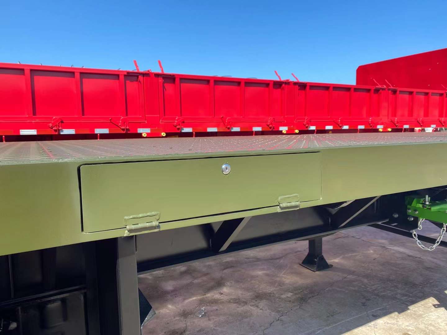 Single Axle Flatbed Trailer